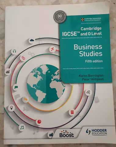 Cambridge IGCSE and O levels Business Studies - 5th Edition