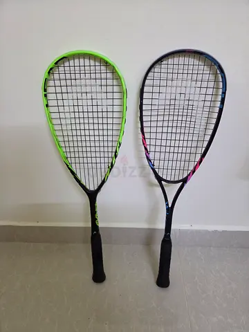 2 Used squash rackets — good condition (can sell separately)