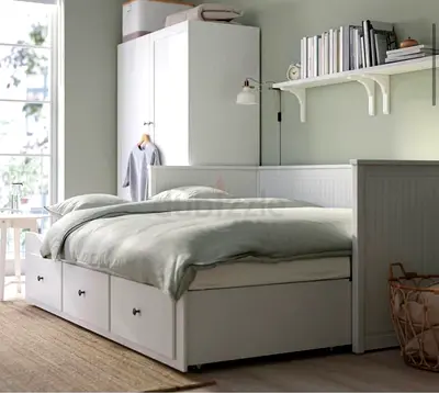 Ikea hamnes day bed with 2 mattress and 3 store