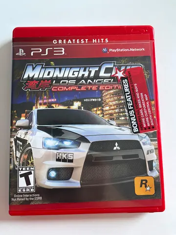 Midnight Club: Los Angeles Complete Edition PS3 Original