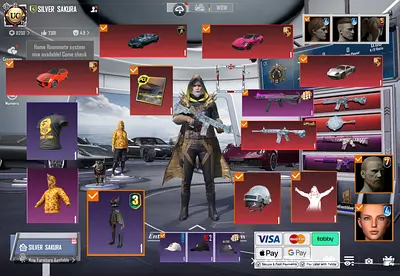PUBG ACCOUNT CHEAP + BAPE HOODIE X GIDORAH CARASPACE COMBO + S3 TO MAX ACCOUNT + AUTO SHOW ROOM