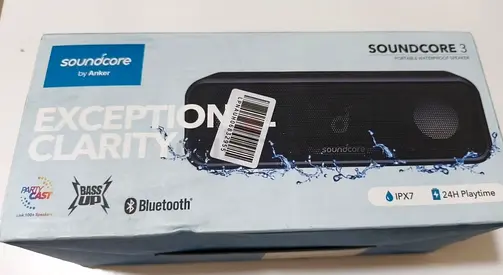 Soundcore 3 Black Bluetooth Speaker By Anker