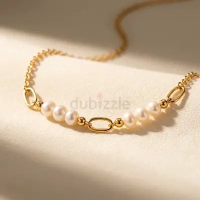 18K Gold Plated | Pearl Arc Layer Necklace