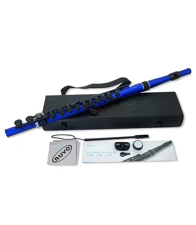 Nuvo Student Flute - Blue/Black - Brand New
