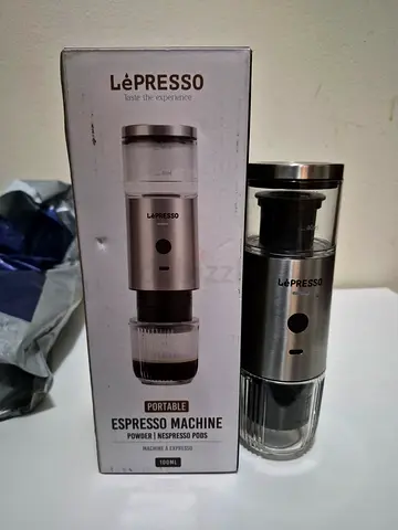 LePRESSO Portable Espresso Machine - Compact Manual Coffee Maker