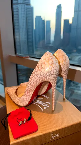 Christian Louboutin So Kate 120 Python Pumps