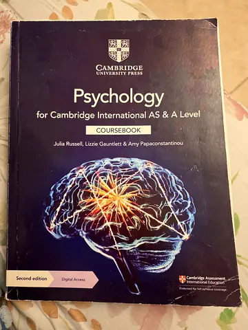 Psychology for Cambridge International AS A Level - Coursebook (Second edition)