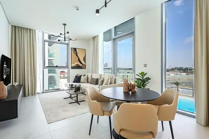 Lagoon View 1BR Luxury Oasis in MBR, Dubai