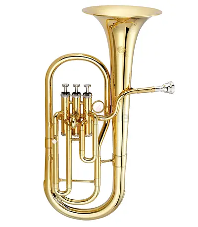 Jupiter Eb Alto Horn JAH700 with 11 mm Bore, 182 mm Bell, 3 Upright Valves -Lacq - Brand New
