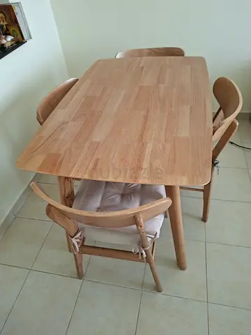 Dining table with chairs