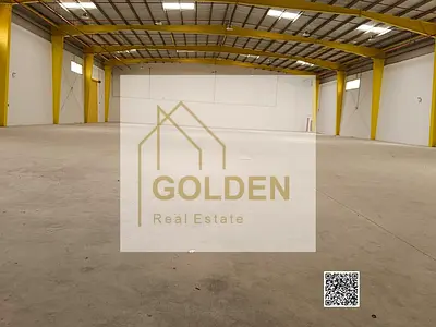 120KW Electricity | Industrial Warehouse with Labor Accommodation for Rent in Umm Al Quwain | 13 Labor Rooms