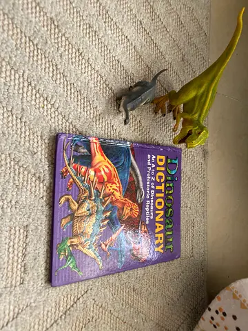 Educational dinosaur toys + free book