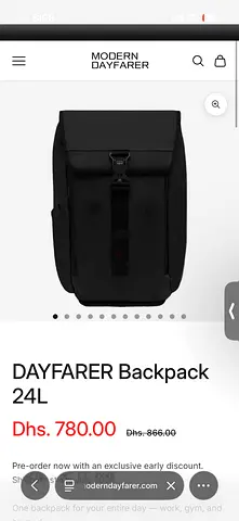 Modern Dayfarer Backpack - Office bag with shoe compartment - Unused