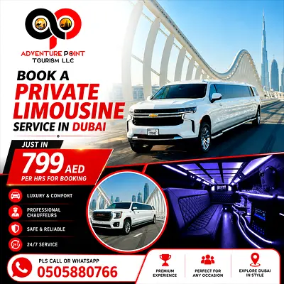 ✨ Arrive in Style with Dubais Luxury Limousine Service! 🚘✨