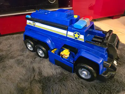 Paw patrol Truck Toy with Small Figure - Good Used Condition