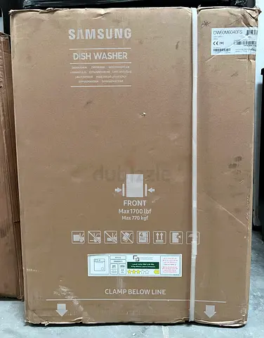New Samsung Dishwasher 13-Place Settings Dishwasher DW60M6040FS with Box