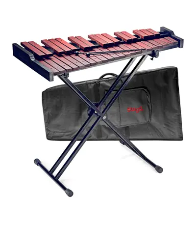 Stagg 37-Key Desktop Xylophone Set, with Double X-Stand Includes Nylon Gigbag - Brand New