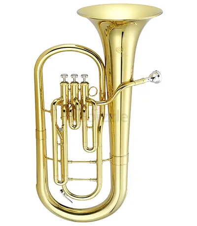 Jupiter Bb Baritone Horn JBR700 with 13 mm Bore, 242 mm Bell, 3 Upright Valves - - Brand New