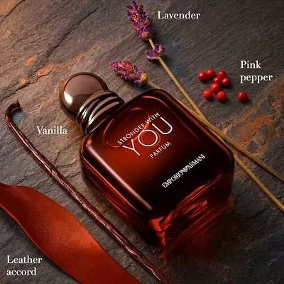 Emporio Armani Stronger With You Parfum (mens fragrance) - bottle pictured
