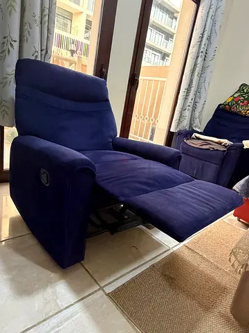 Blue lazyboy Armchair - Comfortable Single Seater