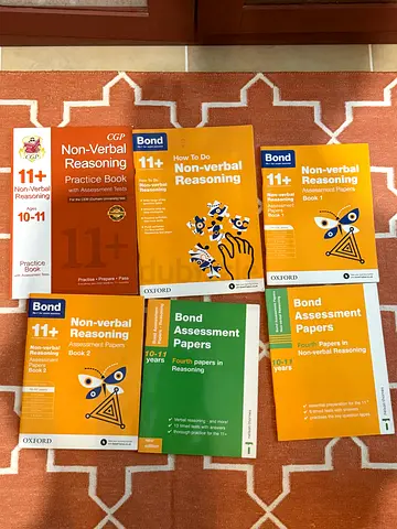 Bond 11+ Non-Verbal Reasoning and Assessment Papers - Set of 6 Practice Books