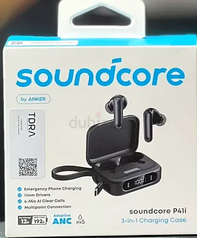 Anker Soundcore P41i earbuds with 3-in-1 charging case for emergency phone charging
