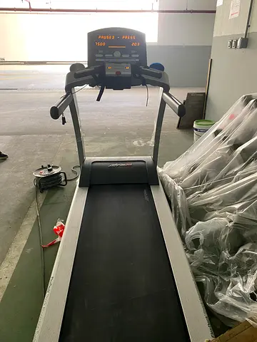 Pre-owned treadmill Brand Name Life Fitness in good working condition - motorized running machine