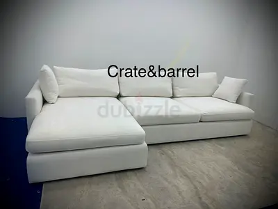 As perfect condition cratebarrel sofa