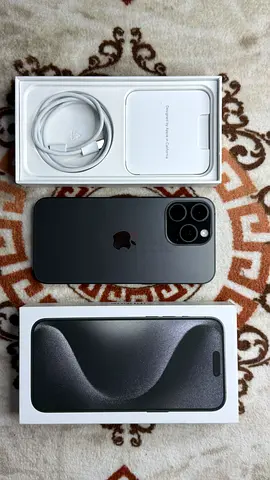 Iphone 15 promax 256gb black titanium