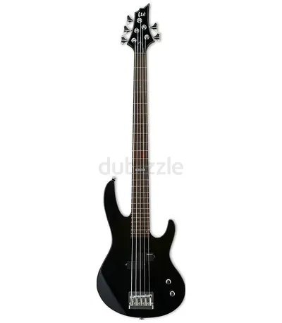 ESP LTD B15KIT 5-String Bass Guitar Black Finish Includes ESP Gig Bag - Brand New