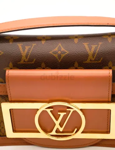 Louis Vuitton Petite Malle-inspired Monogram Shoulder Bag - Brown