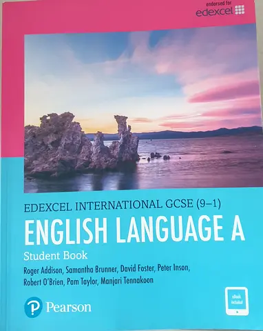 Edexcel International GCSE (9–1) English Language A - Student Book (Pearson)