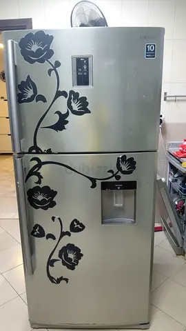 Samsung Silver Double Door Refrigerator with Water Dispenser - Good Condition, Negotiable