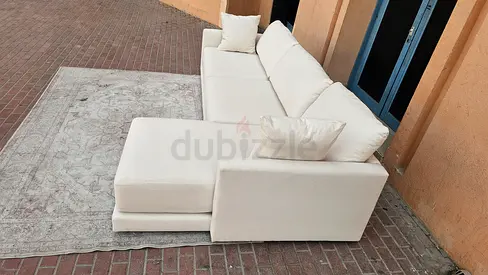 L-Shaped Cratebarrel sectional sofa