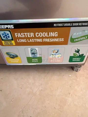 Used double-door refrigerator - good working condition