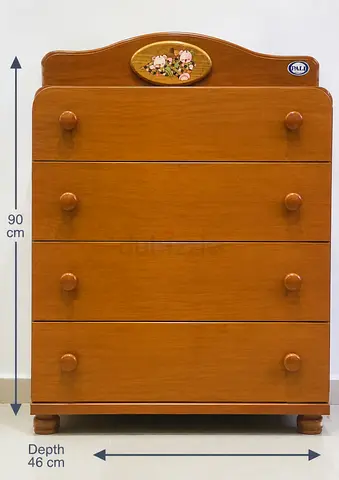 Chest of drawers solid wood