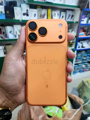 Apple iPhone 17Promax (orange silicone case) - Two Year Damage warranty