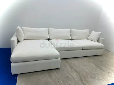 Almost brand new cratebarrel lshape sofa