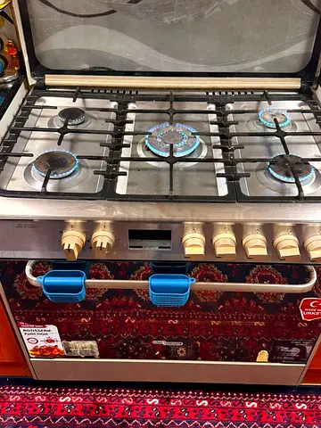 Used 5-Burner Gas Cooker with Oven - Good Working Condition