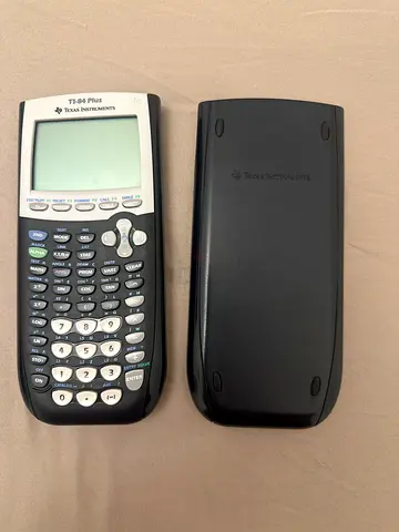 TI-83 Plus Graphing Calculator with Cover - Good Condition