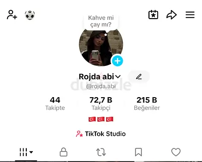 TikTok account for sell