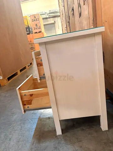 IKEA bed side table- glass top