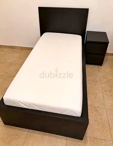 😊Ikea malam single bed (90*200)with an IKEA mattress ✨