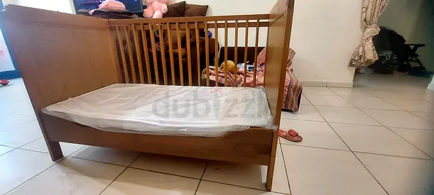Wooden Baby Crib / Cot in good used condition