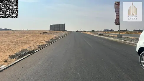 For sale: residential and investment land in the Basateen Al Surah project. The land is 500 meters away from the University of Umm Al Quwain.