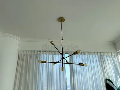 Staggered Light Chandelier (29) (West Elm)