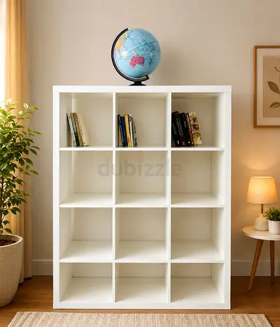 White 12-Cube Storage Organizer Shelving Unit