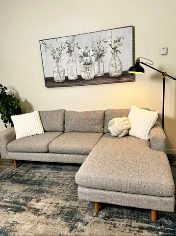 Like A New Condition High Quality West Elm Eddy L Shape Sofa