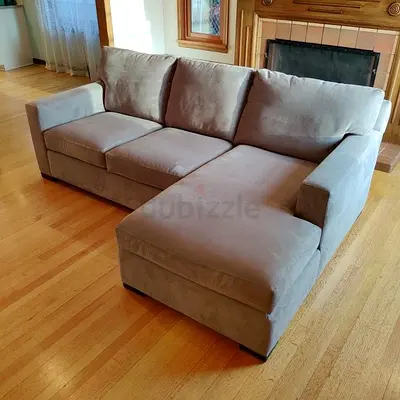 Cratebarrel axis sectional sofa