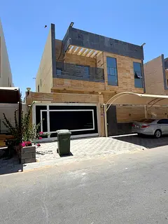 🏡 Luxury villa for rent in Ajman - Al Yasmin area - 5 master bedrooms, living room, majlis, kitch